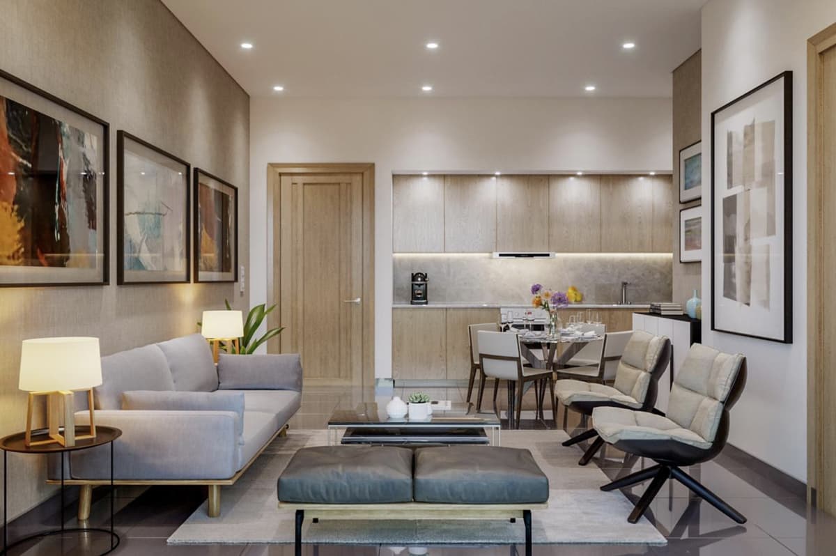 Venta de apartamento con ambiente contemporáneo - foto 1