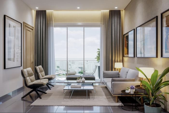 Venta de apartamento con ambiente contemporáneo - foto 2