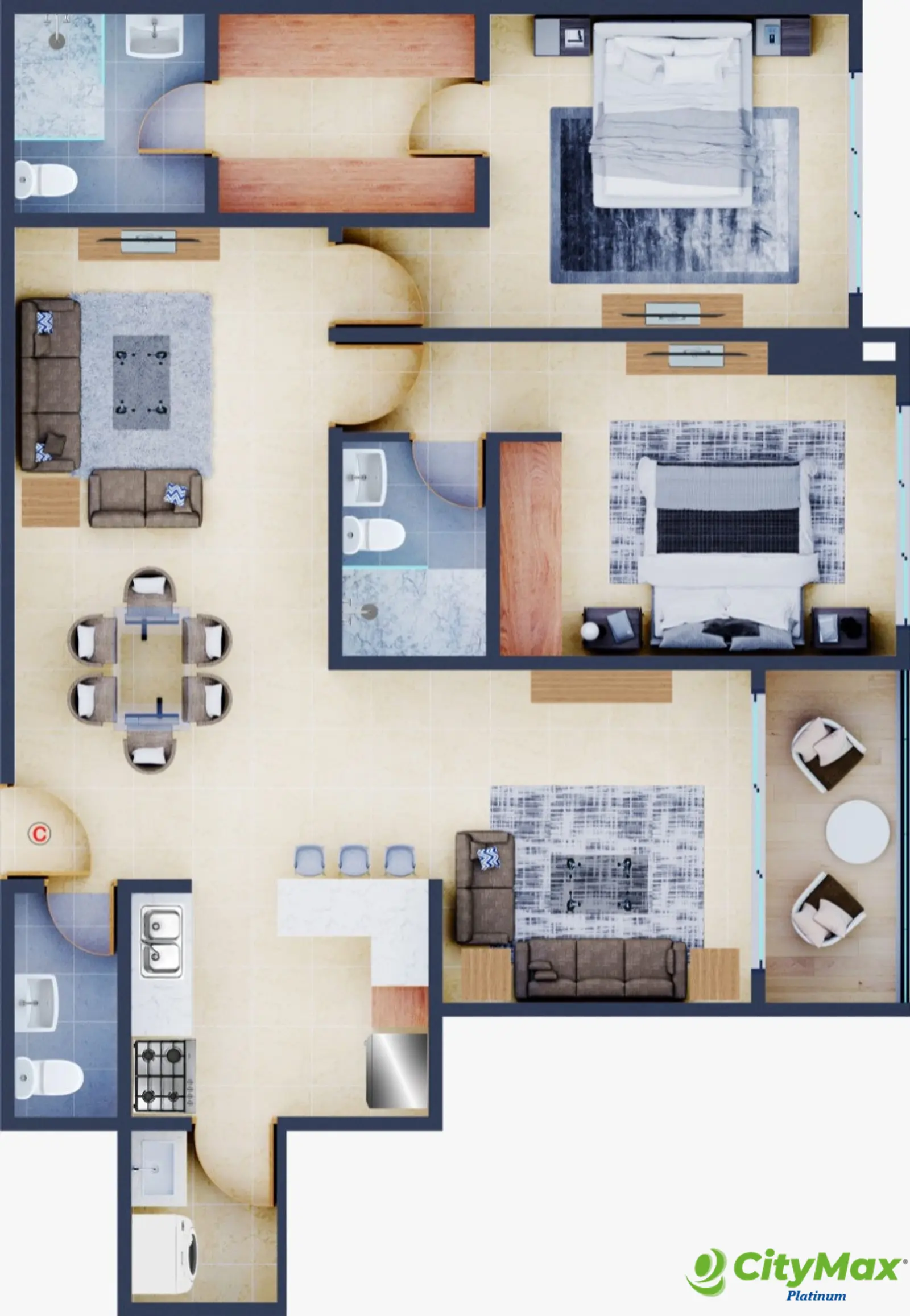 Venta de Apartamento en torre moderna, en el corazón de Naco. - foto 5