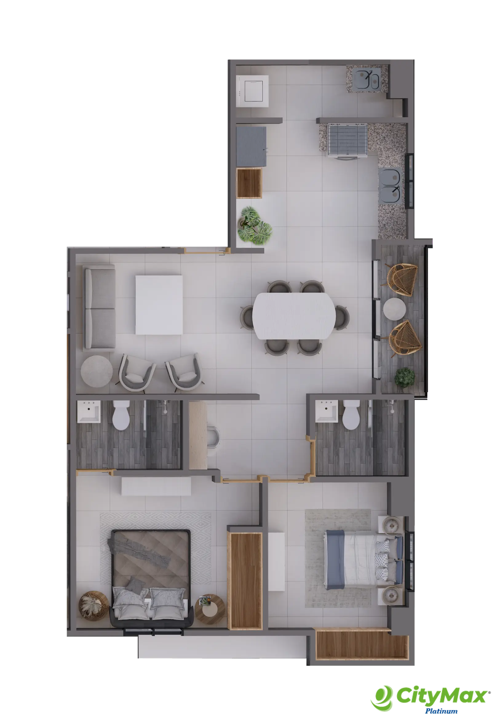 Golden Residences IV es un proyecto de modernos apartamentos en ventas en el sector de Los Prados - foto 9