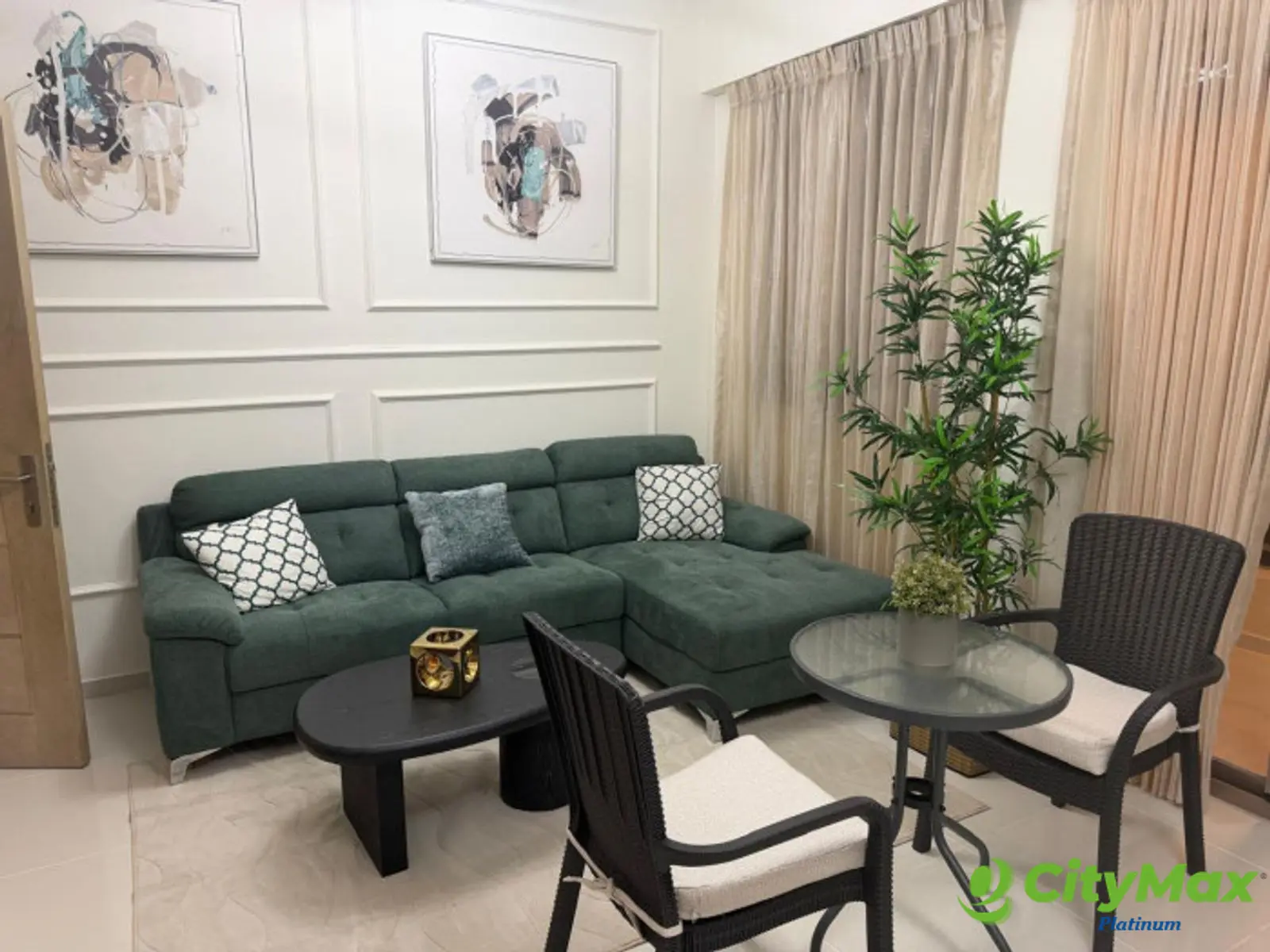 Apartamento Amueblado en Renta, 1 Habitación, Piantini - foto 1