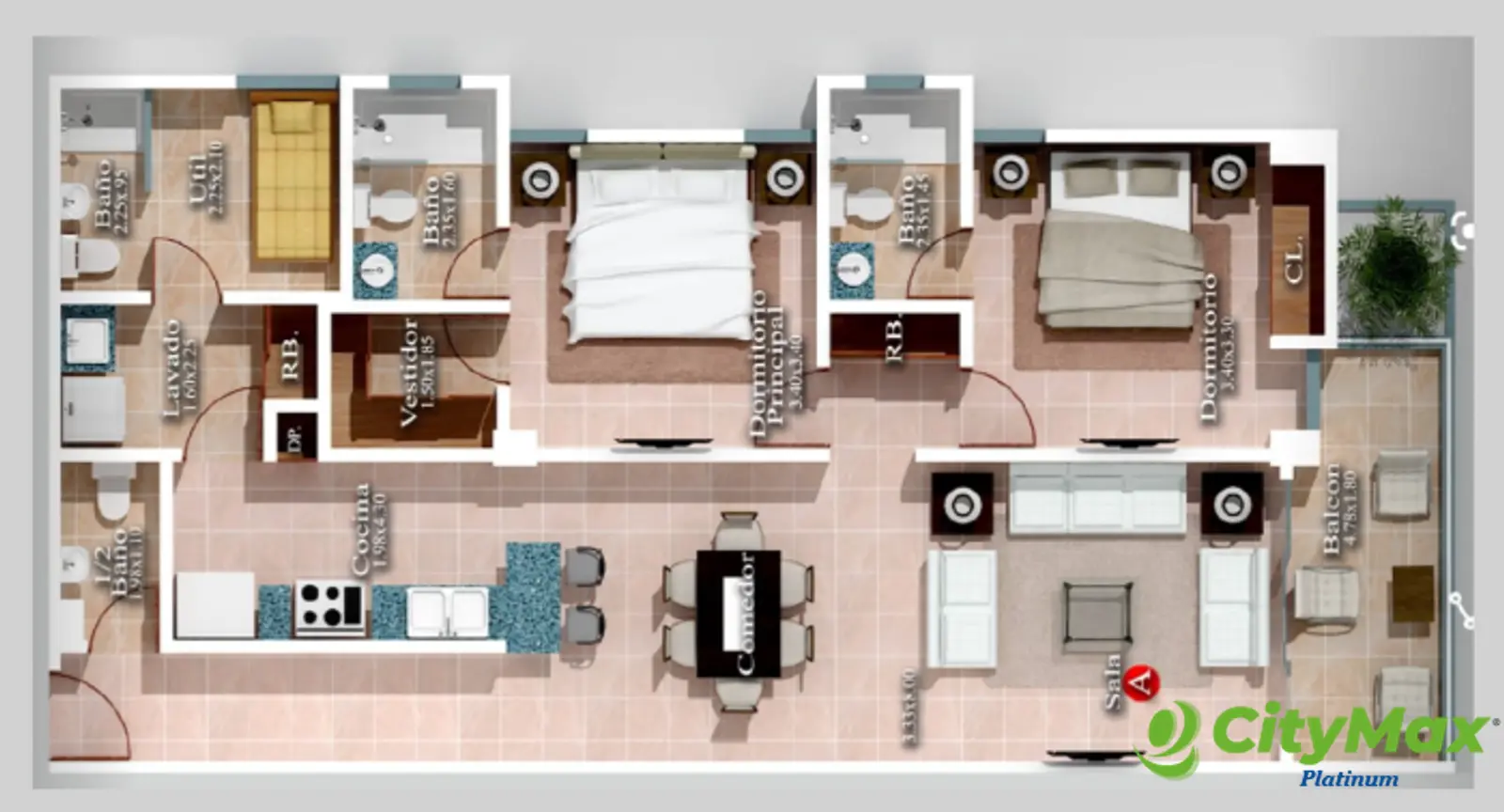 Venta apartamento 2 habitaciones en Evaristo Morales - foto 11