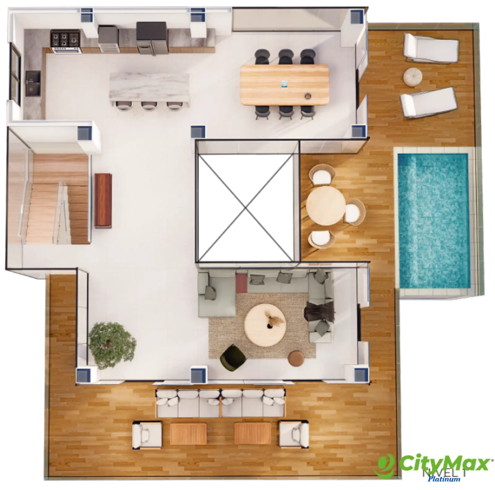 Venta de villa de 3 habitaciones 3 Niveles y Piscina  - foto 6